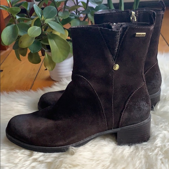 Brown Suede Rockport Ankle Boots - Picture 4 of 4